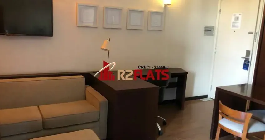 Flat com ótimo preço no bairro Itaim Bibi. Confira! Ótimos Remdimentos!