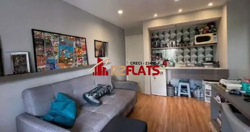 Flat com 1 quarto à venda na Avenida Lavandisca, 365, Moema, São Paulo