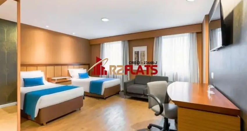 Flat com 1 quarto à venda na Avenida Ibirapuera, 2927, Indianópolis, São Paulo
