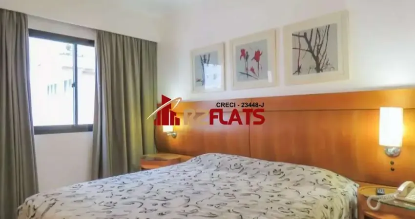 Flat com 1 quarto à venda na Avenida Rouxinol, 57, Moema, São Paulo