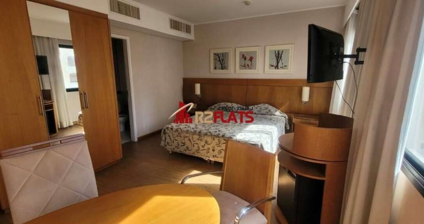 Flat com 1 quarto para alugar na Avenida Rouxinol, 55, Moema, São Paulo