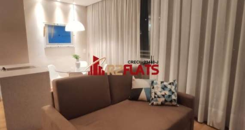 Flat com 2 quartos para alugar na Rua Flórida, 1790, Brooklin, São Paulo