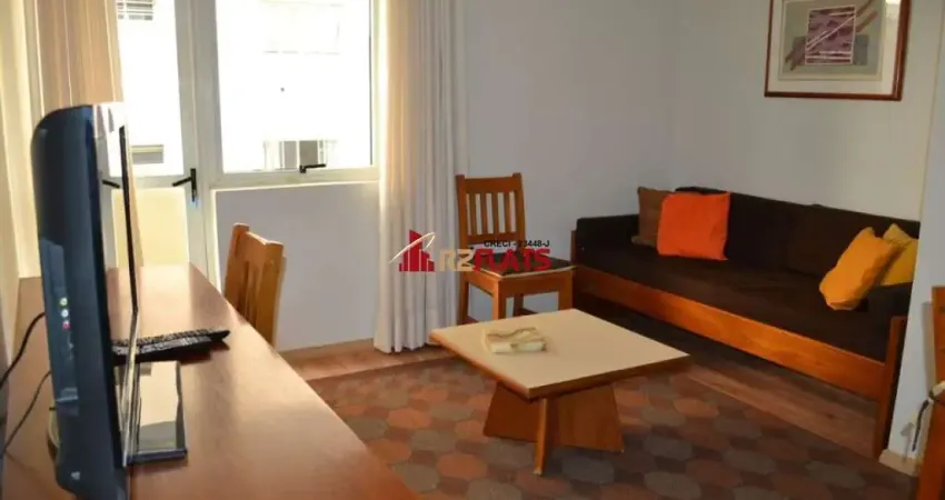 Flat com 1 quarto para alugar na Rua Haddock Lobo, 807, Jardins, São Paulo