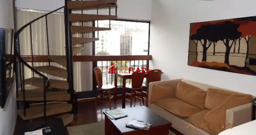 Flat com 1 quarto para alugar na Rua Carlos Sampaio, 157, Bela Vista, São Paulo