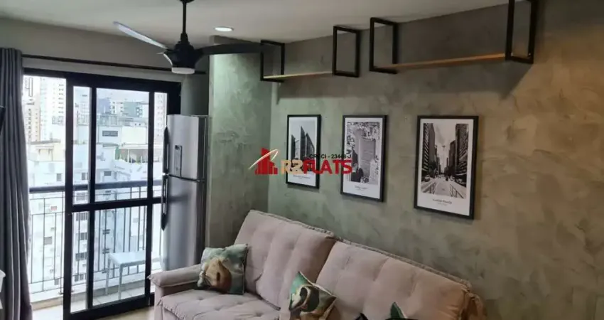Flat com 1 quarto à venda na Avenida Lavandisca, 365, Moema, São Paulo