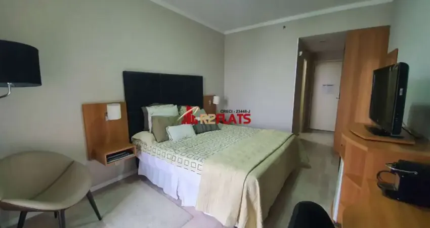 Flat com 1 quarto para alugar na Avenida Sabiá, 825, Moema, São Paulo