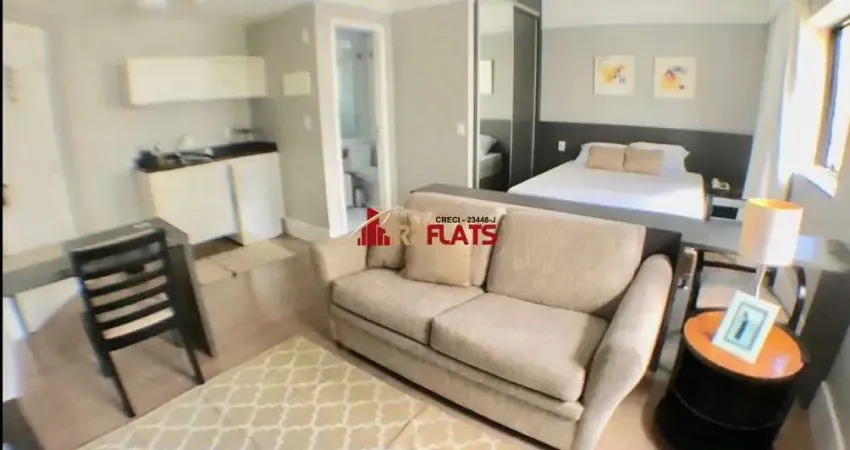 Flat com 1 quarto para alugar na Avenida Macuco, 595, Moema, São Paulo
