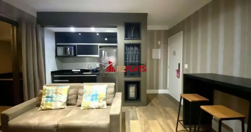 Flat com 1 quarto para alugar na Rua Ribeiro do Vale, 152, Brooklin, São Paulo