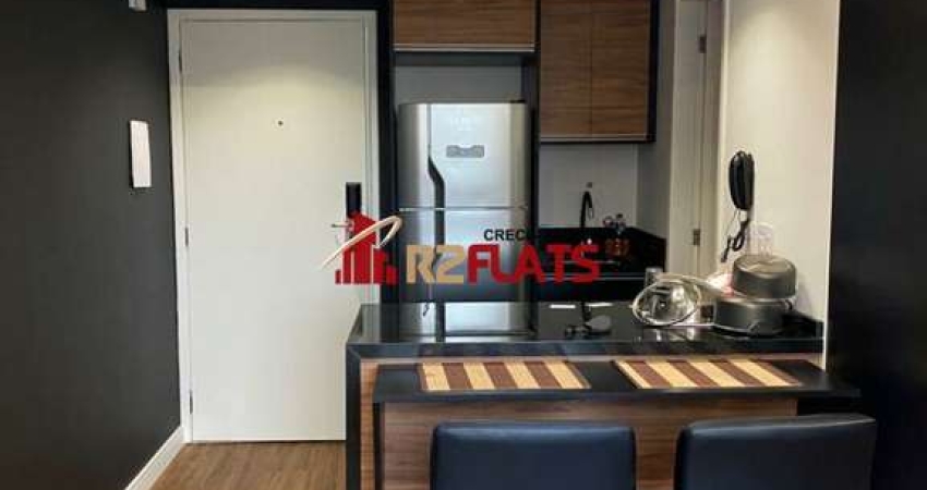 Flat com 1 quarto para alugar na Avenida Ibijaú, 364, Moema, São Paulo