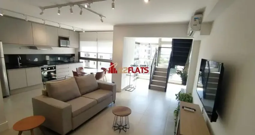 Flat com 2 quartos para alugar na Rua Oliveira Dias, 444, Itaim Bibi, São Paulo