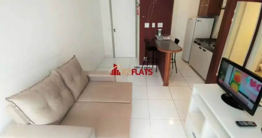 Flat com 1 quarto para alugar na Alameda Jauaperi, 1083, Moema, São Paulo