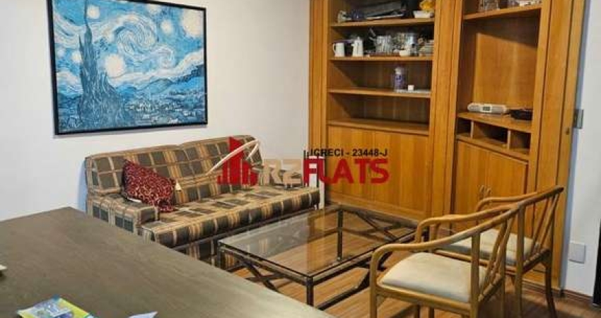 Flat com 1 quarto para alugar na Alameda Jauaperi, 1083, Moema, São Paulo