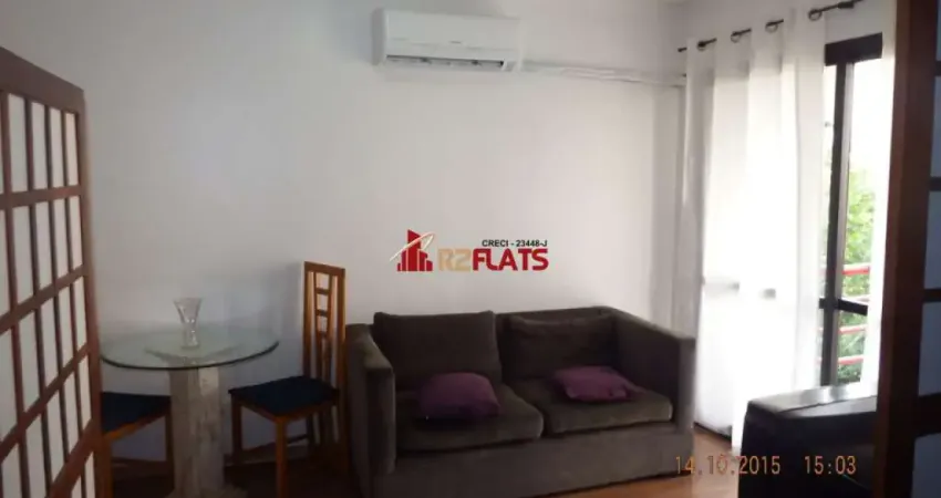 Flat com 1 quarto para alugar na Alameda Jauaperi, 1083, Moema, São Paulo