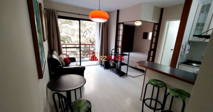 Flat com 1 quarto para alugar na Alameda Jauaperi, 1083, Moema, São Paulo