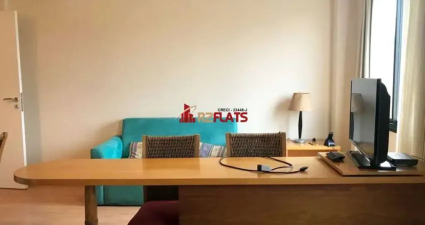 Flat com 2 quartos para alugar na Avenida Jamaris, 100, Moema, São Paulo