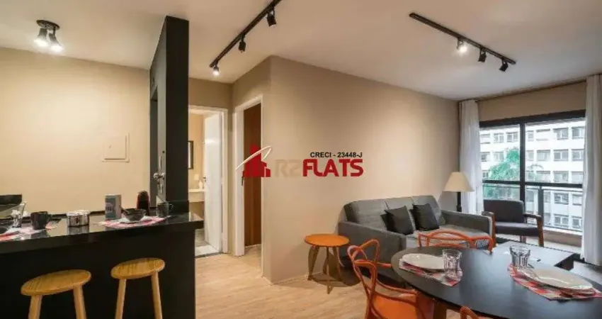 Flat com 1 quarto para alugar na Alameda Jaú, 135, Jardins, São Paulo