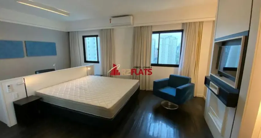 Flat com 1 quarto para alugar na Avenida Macuco, 595, Moema, São Paulo