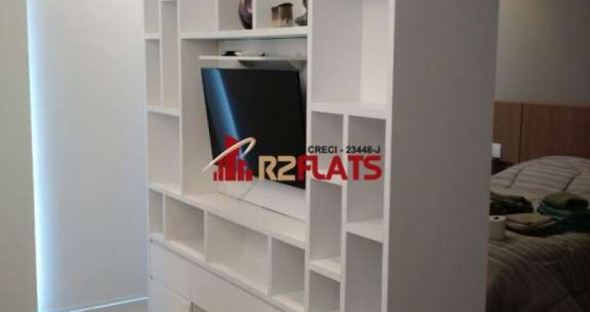 Flat com 1 quarto para alugar na Rua Professor José Leite e Oiticica, 434, Brooklin, São Paulo