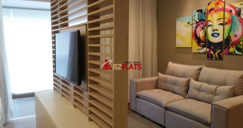 Flat com 1 quarto para alugar na Rua Professor José Leite e Oiticica, 434, Brooklin, São Paulo