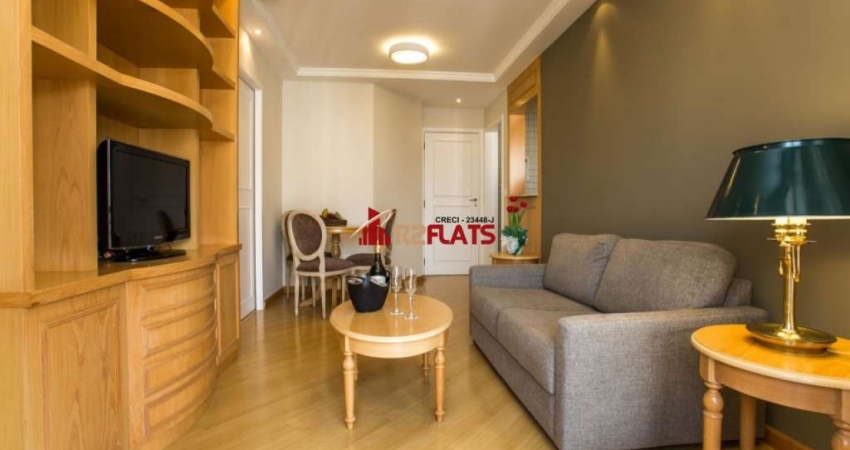 Flat com 1 quarto para alugar na Avenida Miruna, 320, Moema, São Paulo