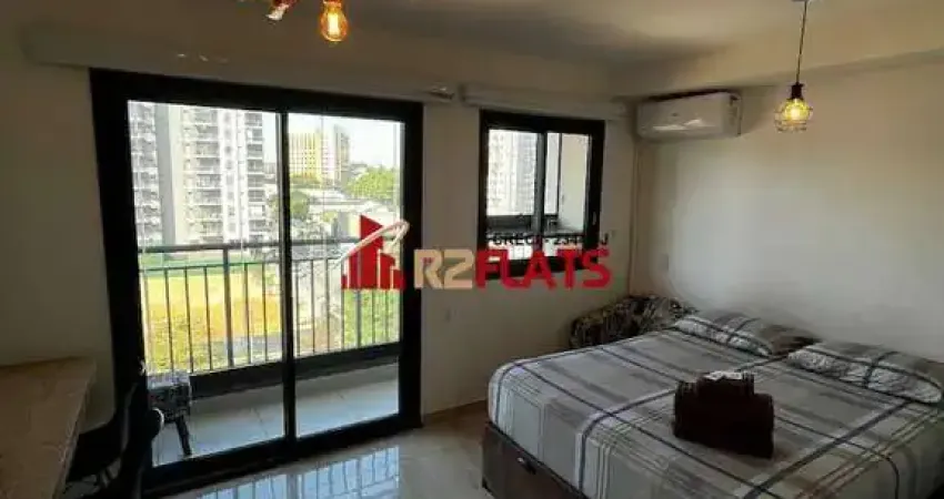 Flat com 1 quarto à venda na Avenida dos Carinás, 301, Indianópolis, São Paulo