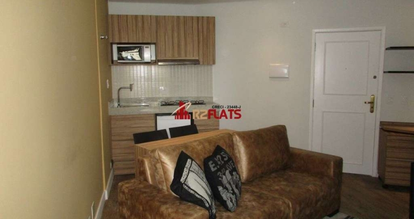 Flat com 1 quarto para alugar na Avenida Miruna, 399, Moema, São Paulo