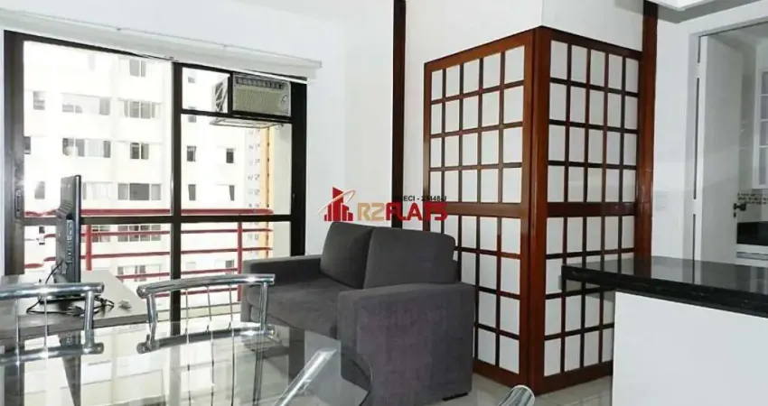 Flat com 1 quarto para alugar na Alameda Jauaperi, 1083, Moema, São Paulo