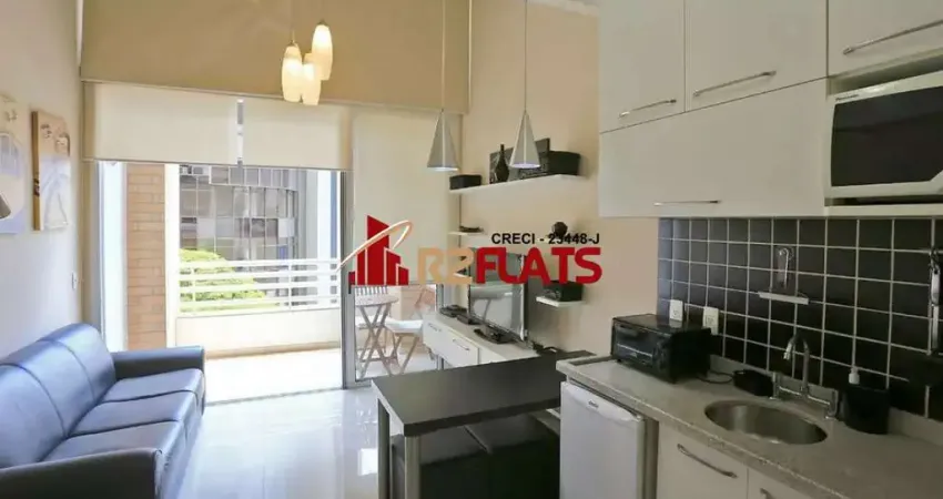 Flat com 1 quarto à venda na Rua Sansão Alves dos Santos, 56, Cidade Monções, São Paulo