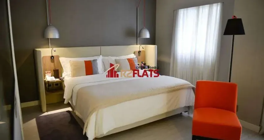 Flat com 1 quarto à venda na Rua Jerônimo da Veiga, 248, Itaim Bibi, São Paulo