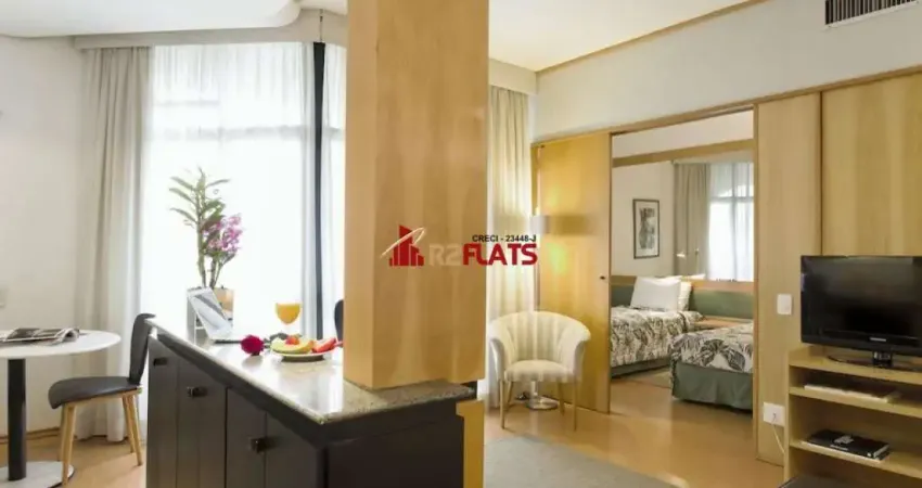 Flat com 1 quarto à venda na Rua Amauri, 513, Itaim Bibi, São Paulo