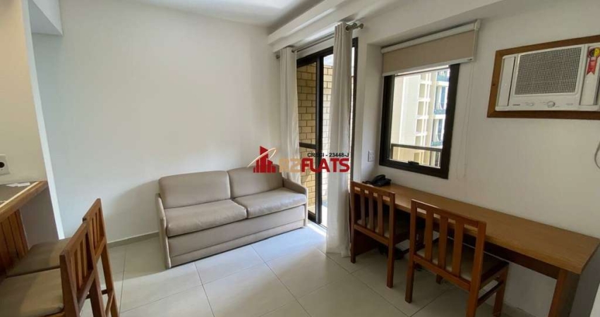 Flat com 1 quarto para alugar na Avenida Ibijaú, 364, Moema, São Paulo