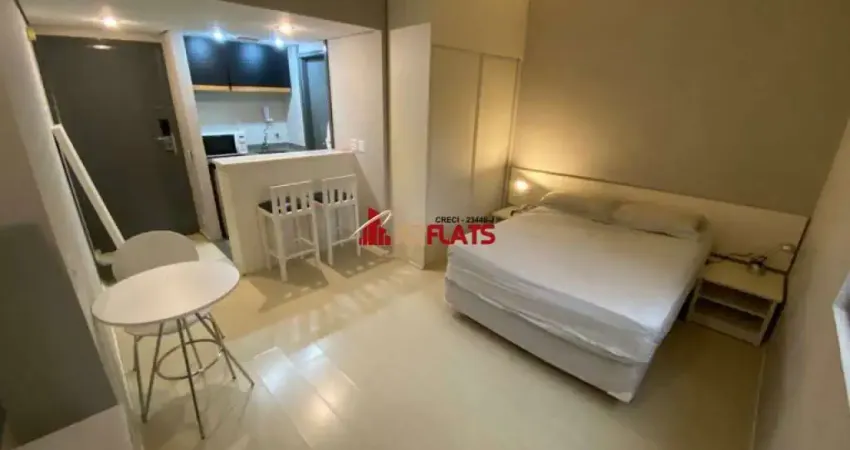Flat com 1 quarto para alugar na Avenida Ibijaú, 364, Moema, São Paulo