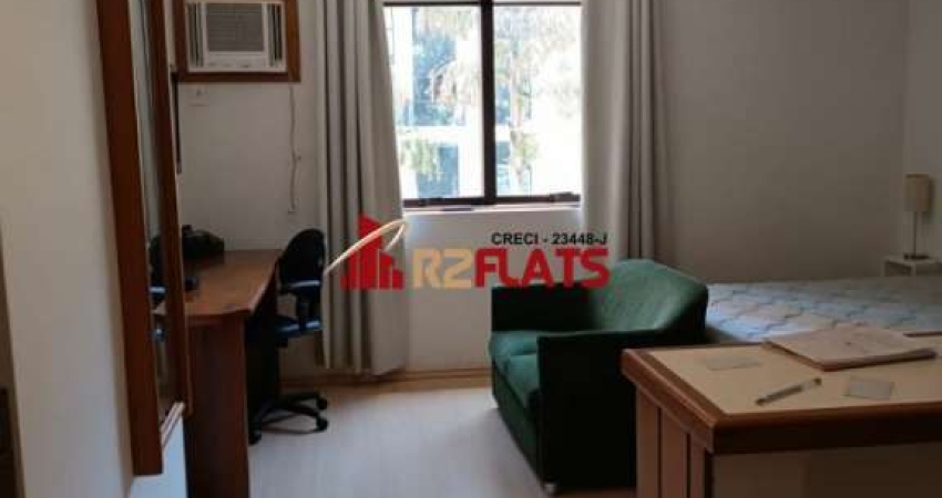 Flat com 1 quarto para alugar na Avenida Ibijaú, 364, Moema, São Paulo