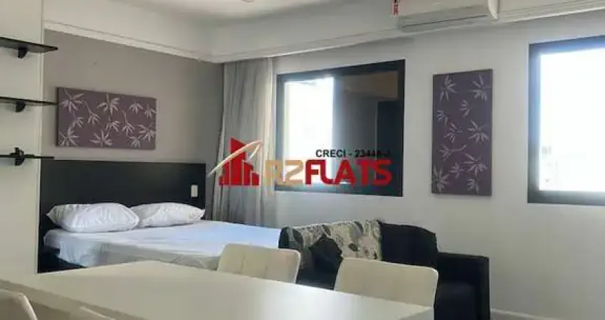 Flat com 1 quarto para alugar na Avenida Macuco, 595, Moema, São Paulo
