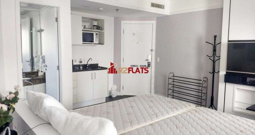 Flat com 1 quarto para alugar na Avenida Macuco, 595, Moema, São Paulo