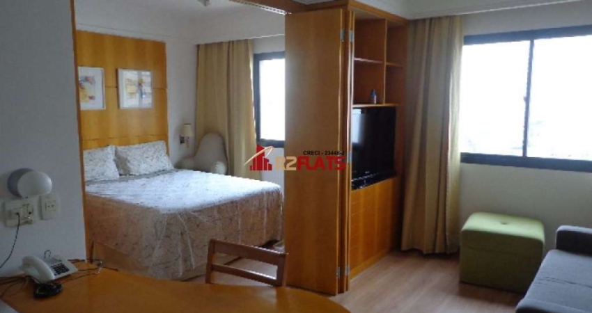 Flat com 1 quarto para alugar na Avenida Macuco, 595, Moema, São Paulo