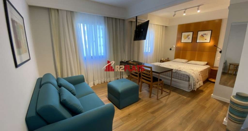Flat com 1 quarto para alugar na Avenida Macuco, 595, Moema, São Paulo