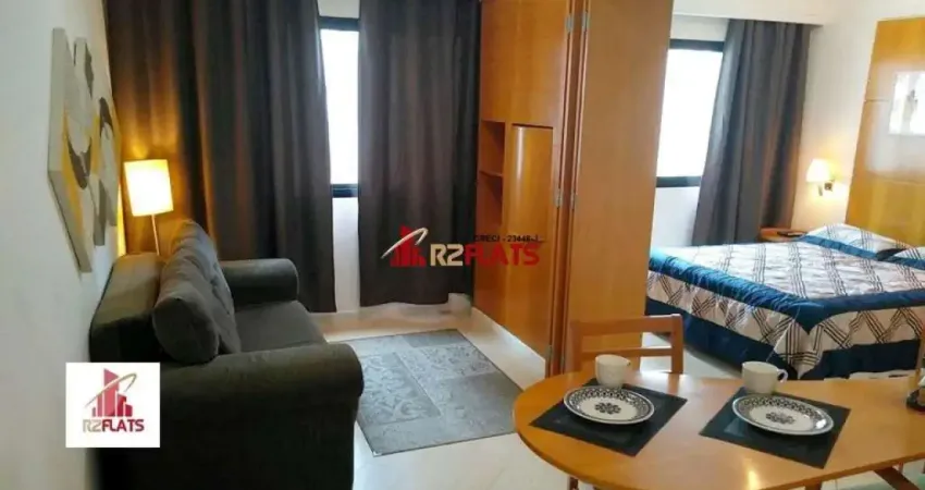 Flat com 1 quarto para alugar na Avenida Macuco, 595, Moema, São Paulo