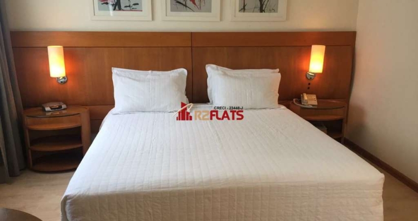 Flat com 1 quarto para alugar na Avenida Rouxinol, 55, Moema, São Paulo