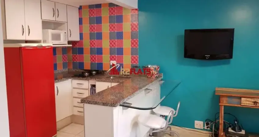 Flat com 1 quarto para alugar na Rua Guarará, 511, Jardins, São Paulo