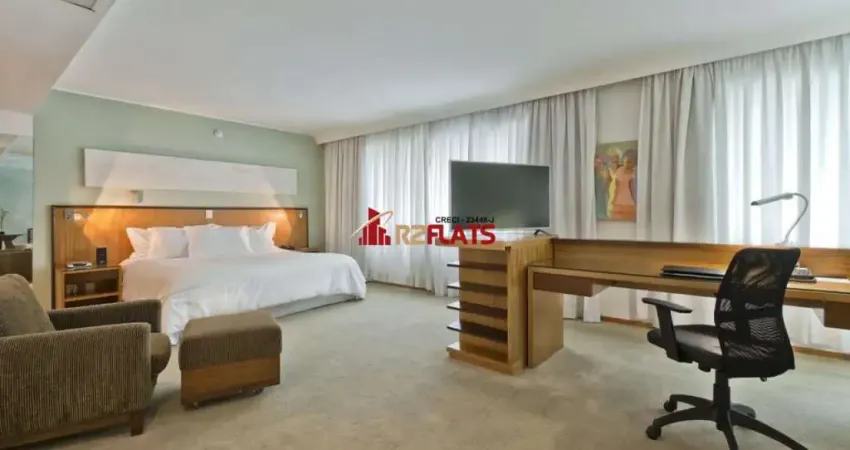 Flat com 1 quarto para alugar na Avenida Ibirapuera, 2534, Moema, São Paulo