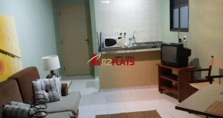 Flat com 1 quarto à venda na Rua Herculano de Freitas, 249, Bela Vista, São Paulo