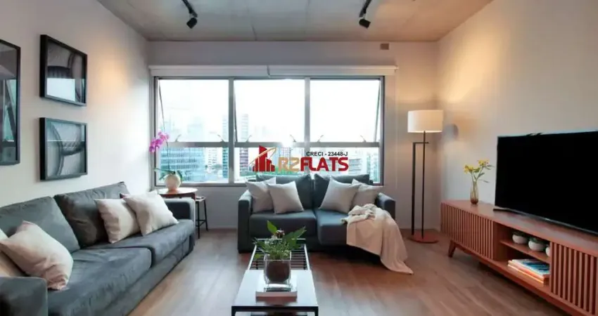 Flat com 2 quartos para alugar na Rua Aleixo Garcia, 113, Itaim Bibi, São Paulo