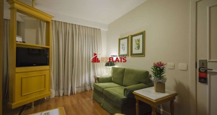 Flat com 1 quarto à venda na Avenida Jandira, 501, Moema, São Paulo