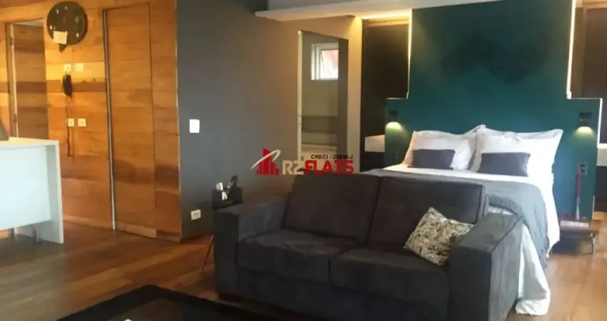 Flat com 1 quarto à venda na Rua Sansão Alves dos Santos, 343, Brooklin, São Paulo