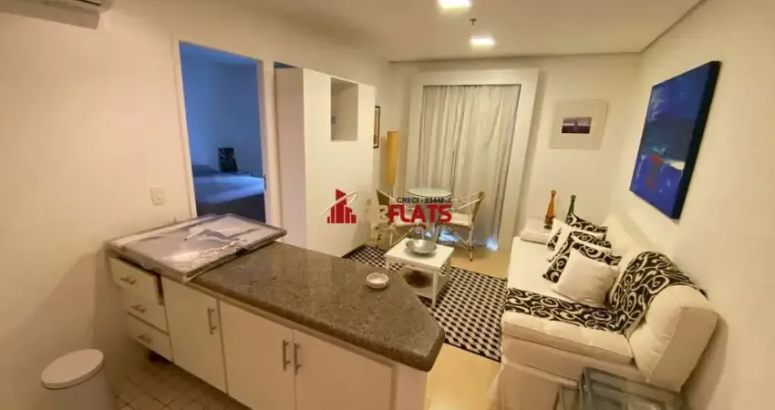 Flat com 1 quarto para alugar na Rua Bandeira Paulista, 789, Itaim Bibi, São Paulo