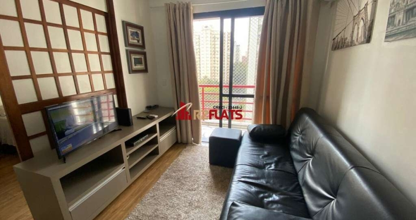 Flat com 1 quarto para alugar na Alameda Jauaperi, 1083, Moema, São Paulo