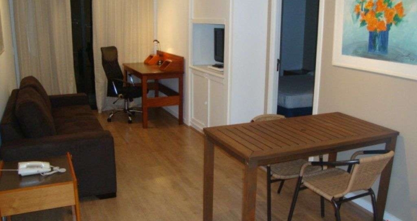 Flat com 1 quarto para alugar na Rua Guararapes, 1889, Brooklin, São Paulo