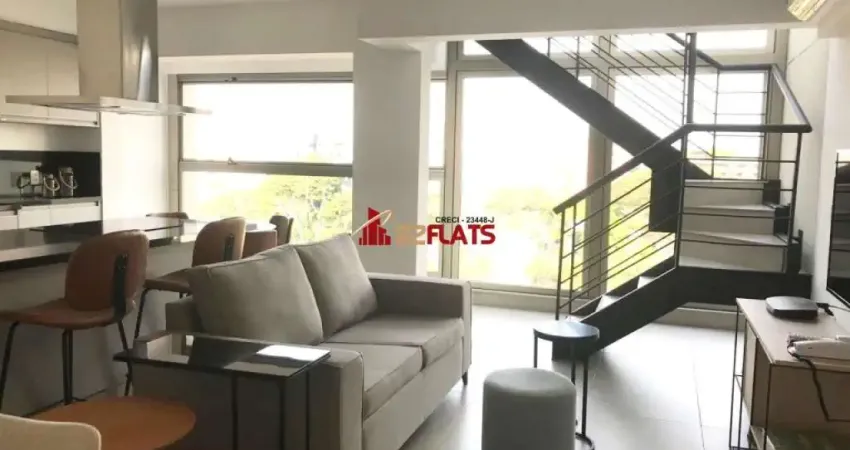 Flat com 1 quarto para alugar na Rua Oliveira Dias, 444, Itaim Bibi, São Paulo