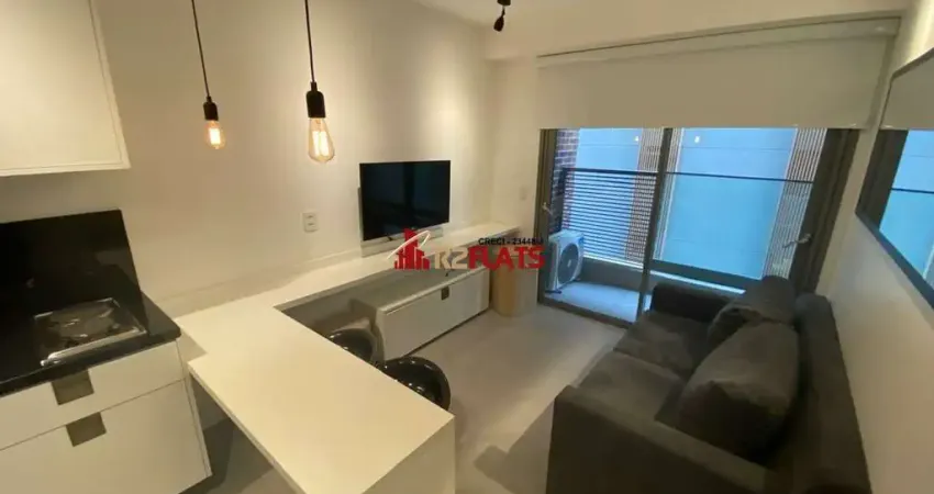 Flat com 1 quarto para alugar na Rua Susano, 139, Itaim Bibi, São Paulo